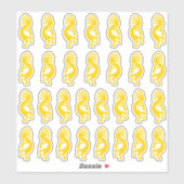 30 moderne Kokopelli-Formen Aufkleber (Blatt)