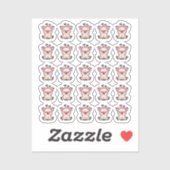 30 Niedliche Piggy Bank Aufkleber (Blatt)