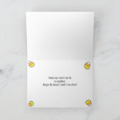 30. Oktober ist National Candy Corn Day Funny Karte (Innenseite)