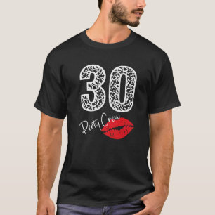 30 Party Crew trinken Biergeschenke 30. Jubiläum T-Shirt
