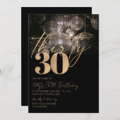 30. Party Einladung (Vorne/Hinten)