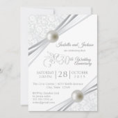 30. Pearl-Jubiläumsdesign Einladung (Vorderseite)