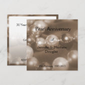 © 30. Pearl Wedding Anniversary Celebration Einladung (Vorne/Hinten)