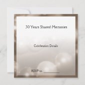 © 30. Pearl Wedding Anniversary Celebration Einladung (Rückseite)