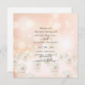 30. Pearl Wedding Jubiläum Einladung (Vorne/Hinten)