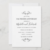 30. Pearl Wedding Jubiläum Personalisiert Einladung (Vorderseite)