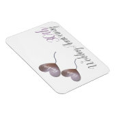 30. Perlen-Hochzeitstag-Herzballone Magnet (Rechte Seite)