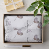 30. Perlenhochzeit Ehemann & Ehefrau Seidenpapier (Geschenk)