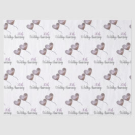 30. Perlenhochzeit Ehemann & Ehefrau Seidenpapier