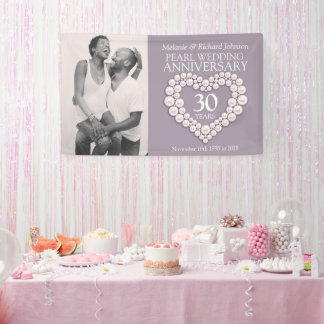 30. Perlenhochzeit Foto Banner