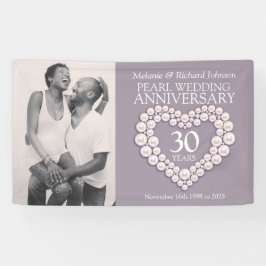 30. Perlenhochzeit Foto Banner