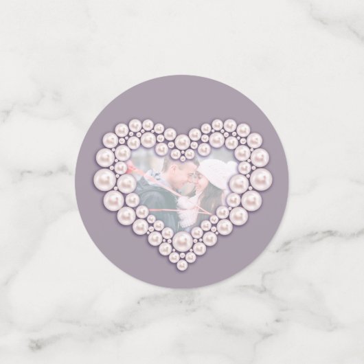 30. Perlenhochzeit Foto Konfetti (Klein Vorderseite)