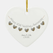 30. Perlenhochzeit-Geschenk Keramik Ornament (Vorne)