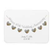 30. Perlenhochzeit-Geschenk Magnet (Horizontal)