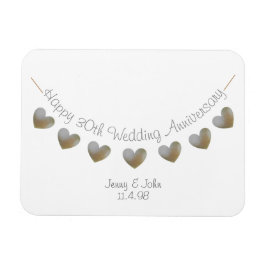 30. Perlenhochzeit-Geschenk Magnet