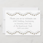 30. Perlenhochzeitjubiläum Einladung (Vorderseite)