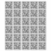30 Personalisiert leicht zu machen QR Code Aufkleb Aufkleber (Vorderseite)