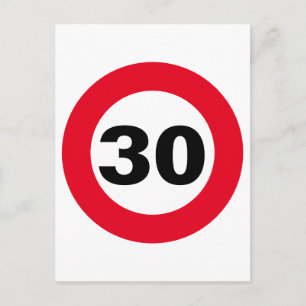 30 POSTKARTE