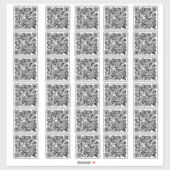 30 QR-Code für Unternehmen, kundenspezifisch gesch Aufkleber (Blatt)