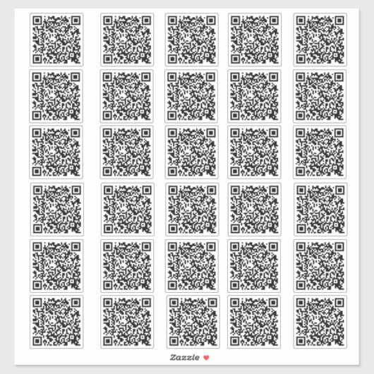 30 QR-Code für Unternehmen, kundenspezifisch gesch Aufkleber (Blatt)