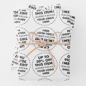 30% Rabatt auf MIRROR-TILING Geschenkpapier Set (Beispiel)