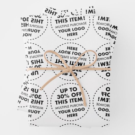 30% Rabatt auf MIRROR-TILING Geschenkpapier Set (Beispiel)