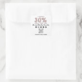 30% Rabatt beim Kauf von QR CODE-Logos bei White Quadratischer Aufkleber (Tasche)
