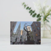 30 Rockefeller Plaza in NYC Postkarte (Stehend Vorderseite)