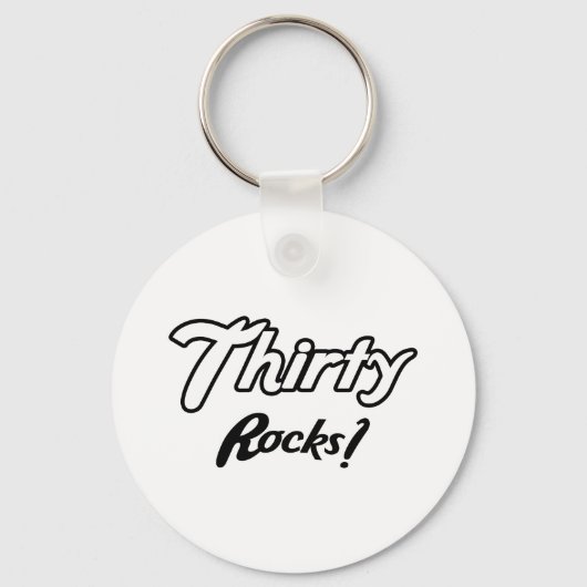 30 Rocks Geburtstagsgeschenke Schlüsselanhänger (Vorderseite)