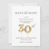 30. Save the Date Einladung (Vorderseite)