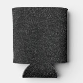 30 Schwarzer Glitzer Druckglanz-Glitzern Dosenkühler (Rückseite)