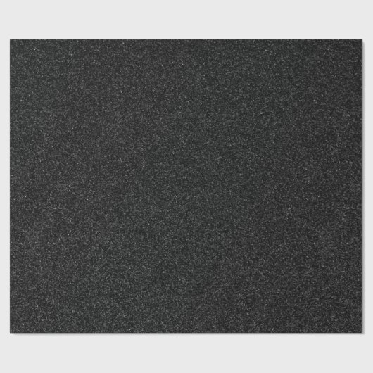 30 Schwarzer Glitzer Geschenkpapier (Flach)