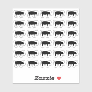 30 Schweinefleischwahl Aufkleber