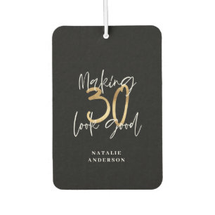 30 sehen gut Gold Geburtstagsfeier iPad Autolufterfrischer