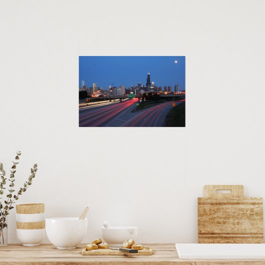 30 Sekunden - Chicago Poster (Küche)