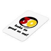 30 sieht mir so gut aus wie T - Shirt und Geschenk Magnet (Linke Seite)