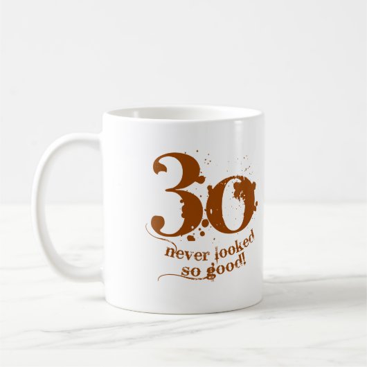 30 so gut nie geschaut! kaffeetasse (Links)