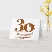 30 so gut nie geschaut! karte (Gelbe Blume)