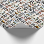 30 Square FotoCollage Geschenkpapier (Ecke)