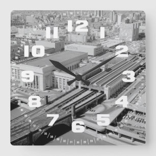 30. St.Station Wanduhr Pennsylvania-Eisenbahn-