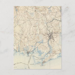 30 Stonington-Blatt Postkarte
