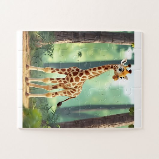 30 Stück Kinder Giraffe Puzzle (Horizontal)