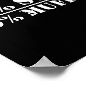 30% Stud 70% Muffin Funny Father's Day Valentines Poster (Ecke)