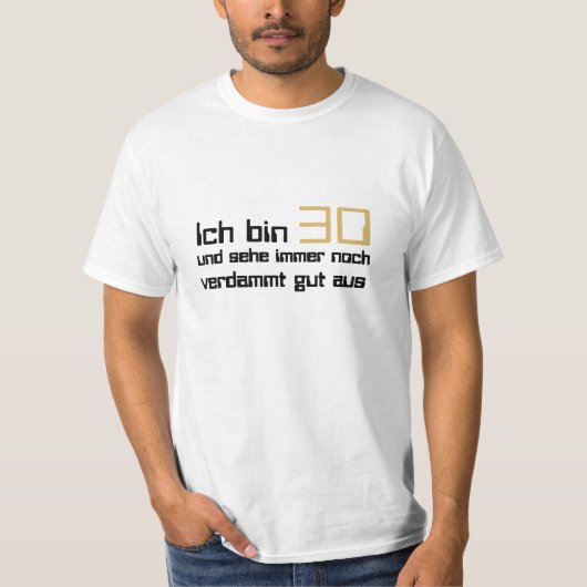 30 T-Shirt (Vorderseite)