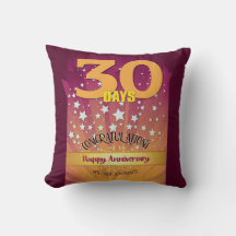 30 Tage INDIVIDUELLE NAME 12-Stufen-Jubiläum Big N