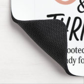 30 & Thriving - Sukkulent und Käfer Geburtstag Mousepad (Ecke)