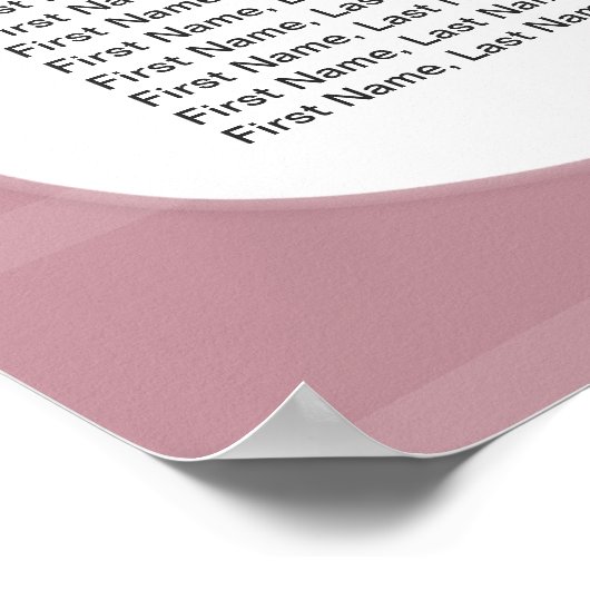 30 Tische Hochzeitskarte Aquarellblume Poster (Ecke)