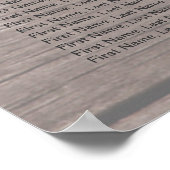 30+ Tische mit Blumenzellenleuchten Poster (Ecke)