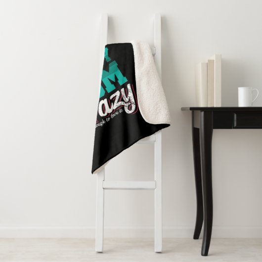 30.Tough Enough to be a Hockey Mom Crazy Enough To Sherpadecke (Beispiel)