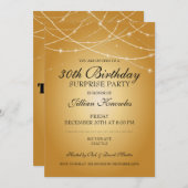 30. Überraschendes Party mit Streichern Einladung (Vorne/Hinten)